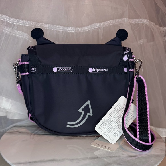 Kuoromi Black and Pink Crossbody Bag - Picture 2 of 16